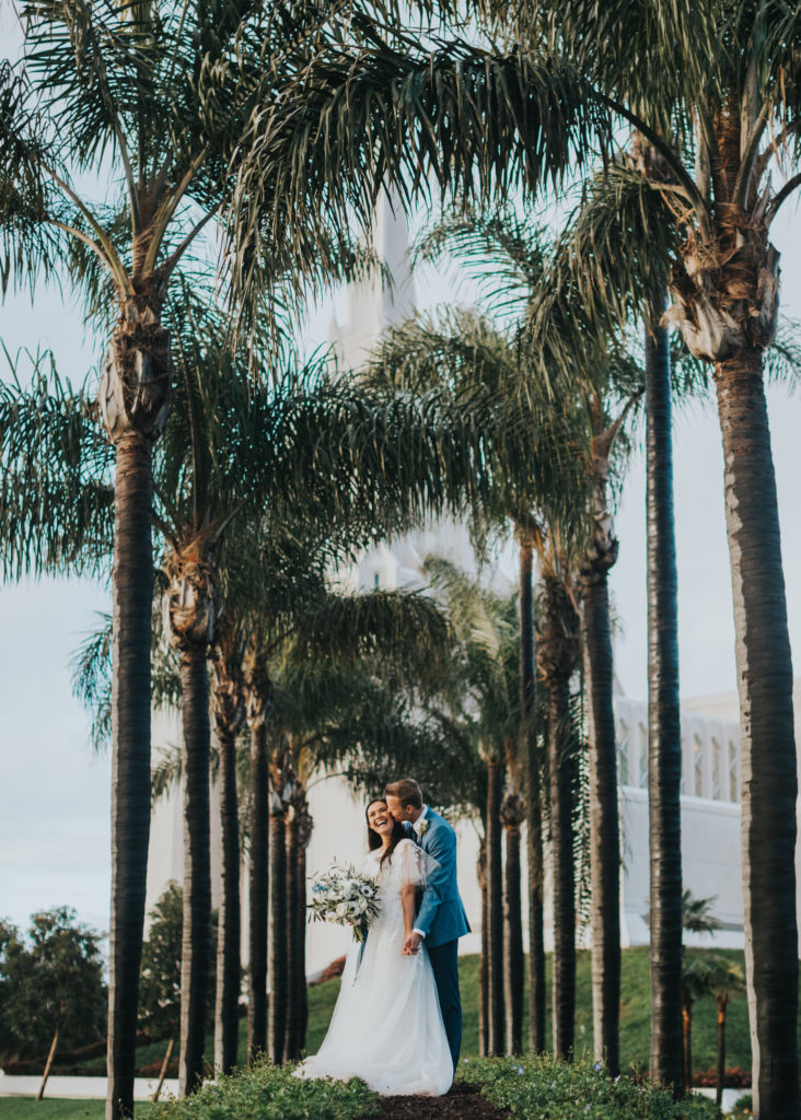 Olivia & Hyrums San Diego LDS Temple Wedding. Adventurous California Photographer Katelyn Bell Photo.